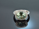 Soft Green! Wundervoller Ring grüner Aquamarin Brillanten Weiß Gold 750