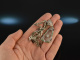 Around 1930! Dream Art Deco Necklace Diamonds Rock Crystal Enamel White Gold 585