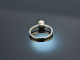 Wien um 1970! Klassischer Solitär Brillant Ring 0,7 ct Weiß Gold 585