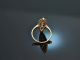 Um 1900! Edler Marquise Ring Altschliff Diamanten 1,5 ct Gold 750