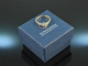 Vienna around 1910! Beautiful old cut diamond ring 0.35 ct gold 585 platinum