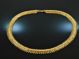 Around 1970! Chic vintage necklace chain silver 925 gold...