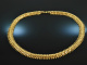 Around 1970! Chic vintage necklace chain silver 925 gold plated