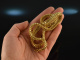 Around 1970! Chic vintage necklace chain silver 925 gold plated