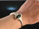 Um 1965! Schicker Sixties Franz Scheuerle Design Armreif Onyx Silber 925 signiert