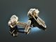 Around 1995! Classic high quality knot cufflinks silver 925