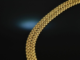 Around 1980! Chic vintage necklace chain silver 925 gold...