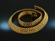 Around 1980! Chic vintage necklace chain silver 925 gold plated