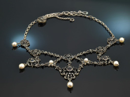 Around 1950! Enchanting traditional Dirndl necklace...