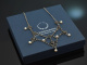 Around 1950! Enchanting traditional Dirndl necklace garnet pearls silver 835