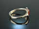 Around 1970! Cool Vintage Bangle Carnelian Silver 925 signed Franz Scheuerle