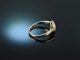 &Ouml;sterreich um 1920! Sch&ouml;ner Art Deco Diamant Ring Wei&szlig; Gold 585