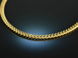 Around 1980! Classic fine tank bracelet gold 585