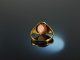 Um 1960! Klassischer Wappen Siegel Ring Karneol Gold 585
