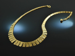 Around 1970! Chic vintage chain silver 835 gold plated