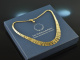 Around 1970! Chic vintage chain silver 835 gold plated