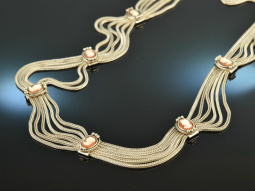 Around 1970! Beautiful traditional dirndl necklace with...