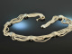 Around 1970! Beautiful traditional dirndl necklace with shell cameos silver 925