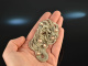 Around 1970! Beautiful traditional dirndl necklace with shell cameos silver 925