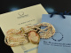 Around 1980! Especially beautiful cultured pearl necklace with cameo 5 rows silver gold plated