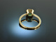 Bright Green! Zeitloser Ring mit gr&uuml;nem Turmalin Gold 585