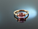 Fine Pink! Sch&ouml;ner Turmalin Ring Diamanten Ros&eacute; Gold 750