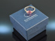 Fine Pink! Sch&ouml;ner Turmalin Ring Diamanten Ros&eacute; Gold 750