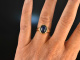 Feines Blau! Klassischer Saphir Ring 3,2 ct Gold 750