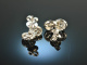 Diamond Knots! Elegante Diamant Ohrringe 0,7 ct Wei&szlig; Gold 750