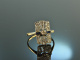 Um 1915! Art Deco Ring mit Saphiren und Diamanten Gold 750 Platin