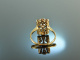 Um 1915! Art Deco Ring mit Saphiren und Diamanten Gold 750 Platin