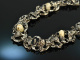 Um 1950! Trachten Dirndl Armband mit Grandln Silber 835