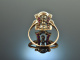 Um 1915! Sch&ouml;ner historischer Ring Rubine Diamanten Gold 585