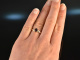 Um 1990! Feiner schlichter Rubin Ring 0,8 ct Gold