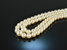 Around 1980! Classic Akoya Cultured Pearl Necklace 2 Row...