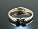 Um 1965! Schicker Sixties Vintage Armreif Franz Scheurle Silber Onyx