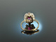 Around 1970! Exquisite Ruby Brilliant Ring 0.6 ct White Gold 585
