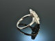 Um 1915! Feiner Art Deco Diamant Ring 0,5 ct Platin