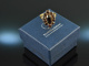 Around 1950! Classic Garnet Ring Gold 333