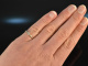 Around 1980! Classic Brilliant Engagement Ring 0.18 ct White Gold 750