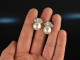 Around 2010! Elegant Brilliant South Sea Cultured Pearl Earrings White Gold 750