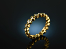 Around 2010! Wonderful Memory Ring Diamonds 0,7 ct Gold 750