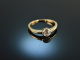 Um 1910! Solit&auml;r Ring mit Altschliff Diamant 0,5 ct Gold 585
