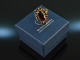 Around 1965! Classic large garnet ring gold 333