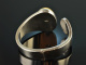 Around 1970! Very beautiful bangle with honey amber silver 925