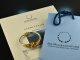 Around 1970! Beautiful ram bangle silver gold plated