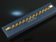 Around 1980! Heavy garnet bracelet silver 925 gold plated