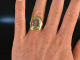 Um 1950! Besonders sch&ouml;ner Vintage Aquamarin Ring Gold 585
