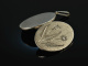 Around 1960! Large medallion pendant silver 835