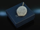 Around 1960! Large medallion pendant silver 835